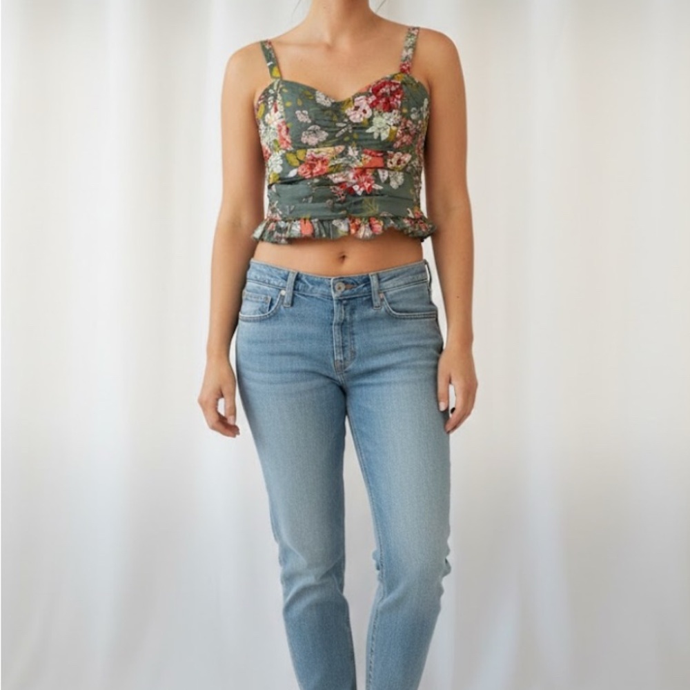Floral Cropped Top